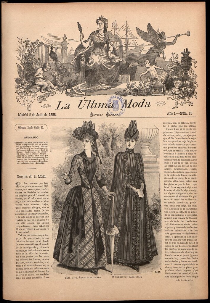 Miniatura de La Última moda: revista ilustrada hispano-americana, del 2 de julio de 1888