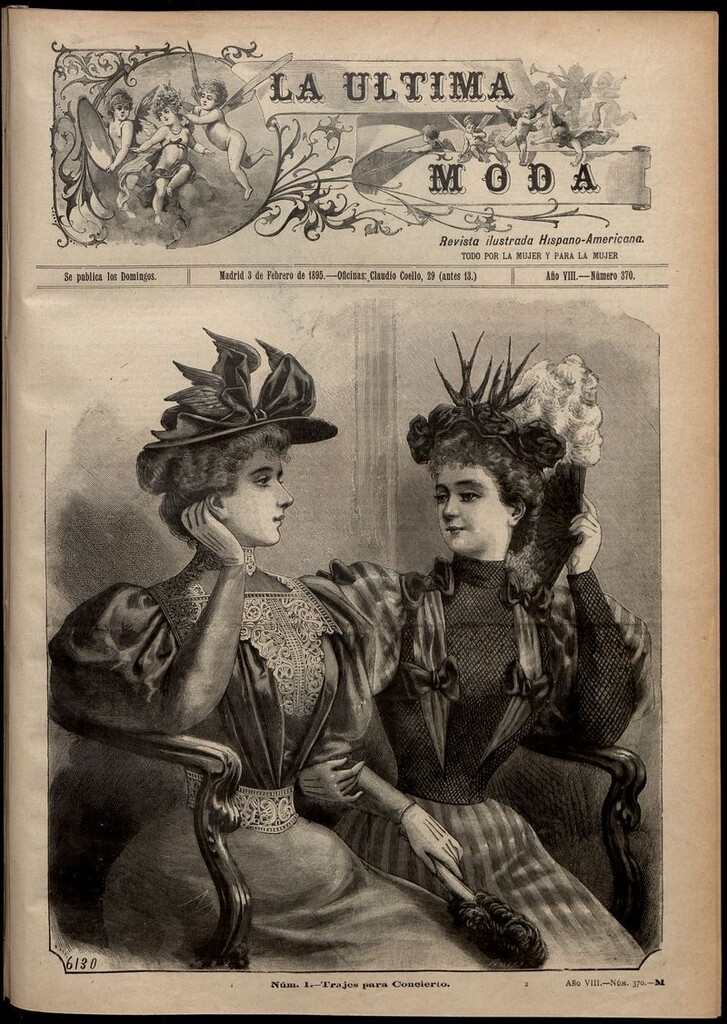 Miniatura de La Última moda: revista ilustrada hispano-americana, del 3 de febrero de 1895