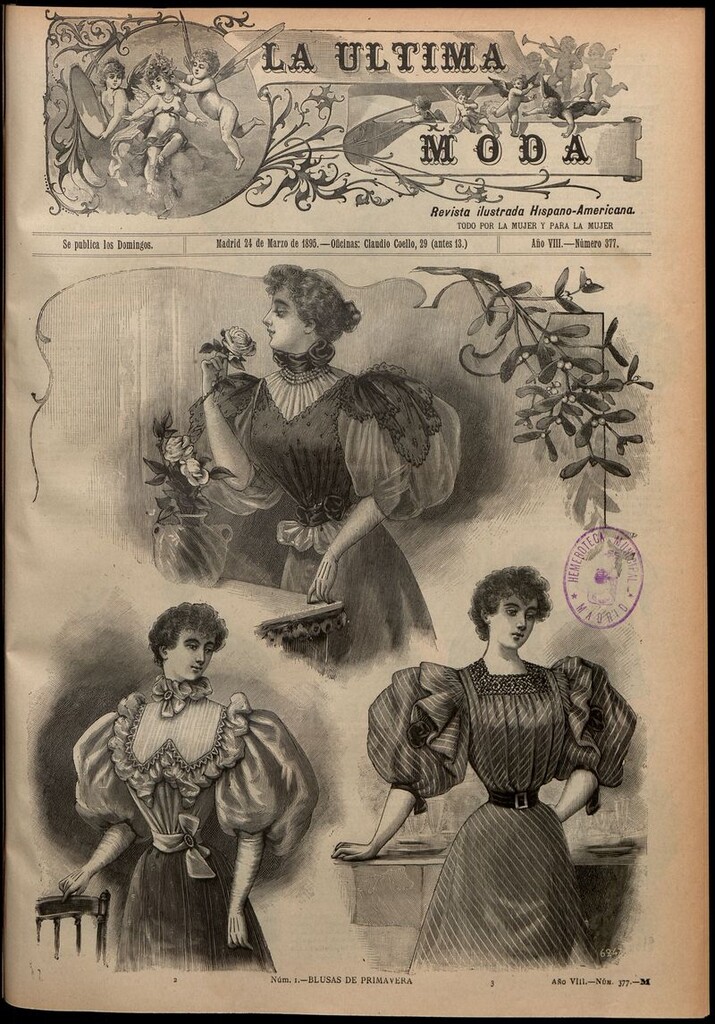 Miniatura de La Última moda: revista ilustrada hispano-americana, del 24 de marzo de 1895