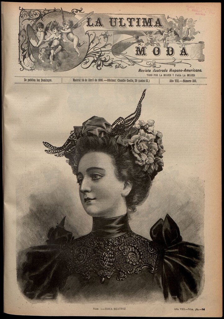 Miniatura de La Última moda: revista ilustrada hispano-americana, del 14 de abril de 1895