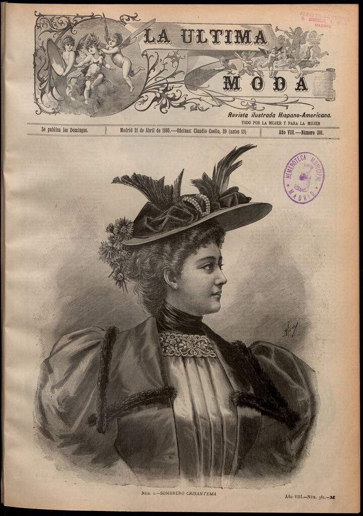 Miniatura de La Última moda: revista ilustrada hispano-americana, del 21 de abril de 1895