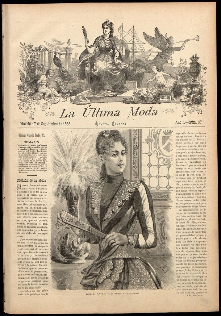 Miniatura de La Última moda: revista ilustrada hispano-americana, del 17 de septiembre de 1888