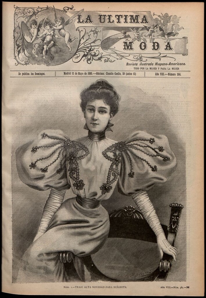 Miniatura de La Última moda: revista ilustrada hispano-americana, del 12 de mayo de 1895