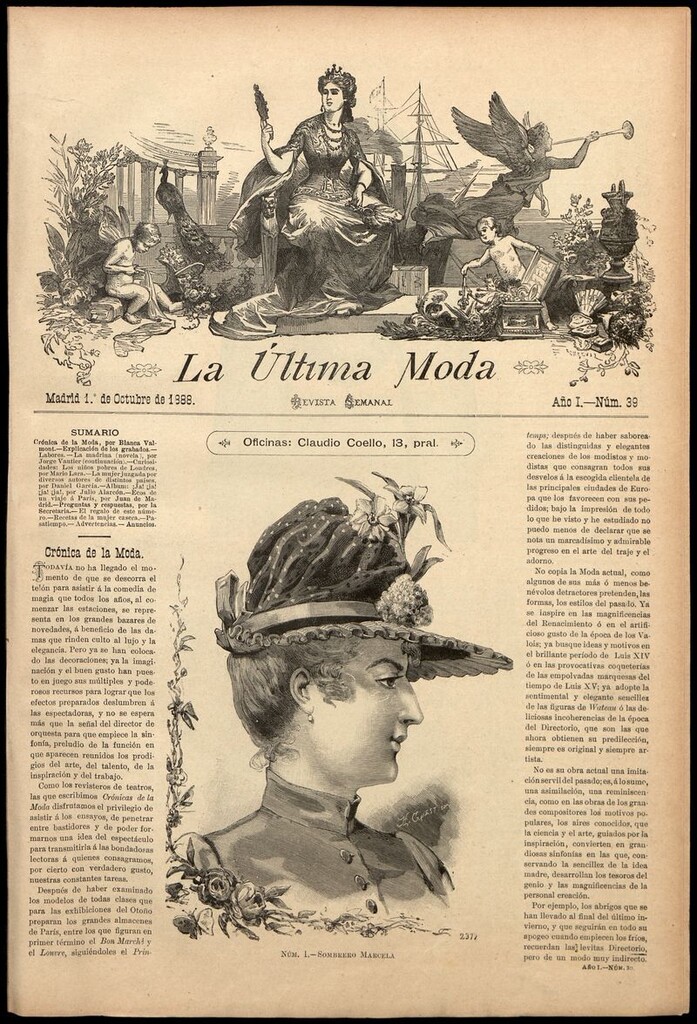 Miniatura de La Última moda: revista ilustrada hispano-americana, del 1 de octubre de 1888