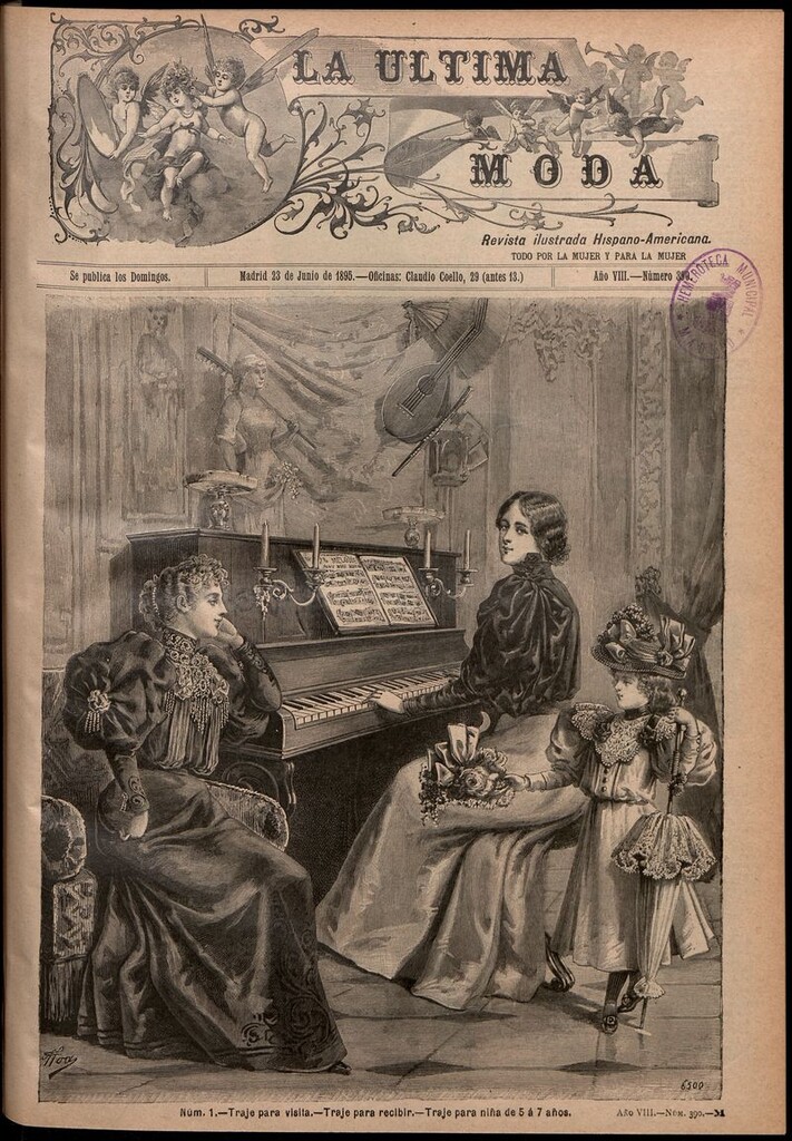 Miniatura de La Última moda: revista ilustrada hispano-americana, del 23 de junio de 1895