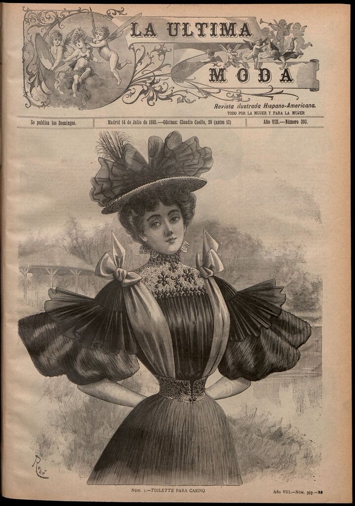 Miniatura de La Última moda: revista ilustrada hispano-americana, del 14 de julio de 1895