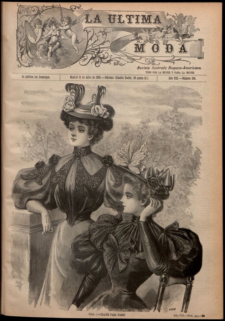 Miniatura de La Última moda: revista ilustrada hispano-americana, del 21 de julio de 1895