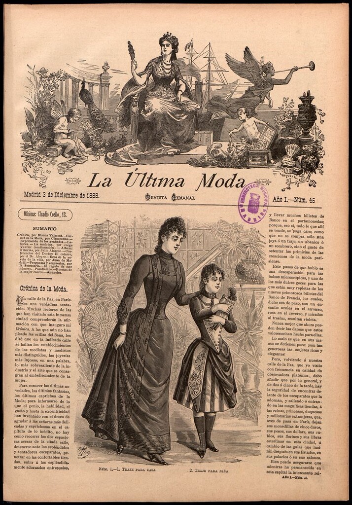 Miniatura de La Última moda: revista ilustrada hispano-americana, del 3 de diciembre de 1888