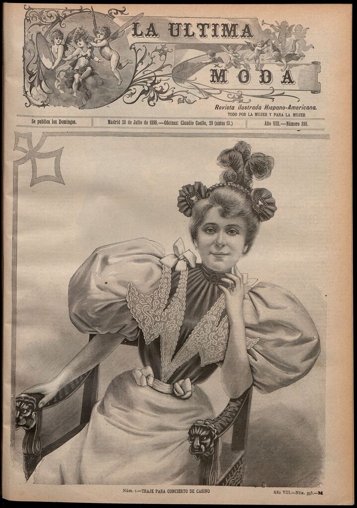 Miniatura de La Última moda: revista ilustrada hispano-americana, del 28 de julio de 1895