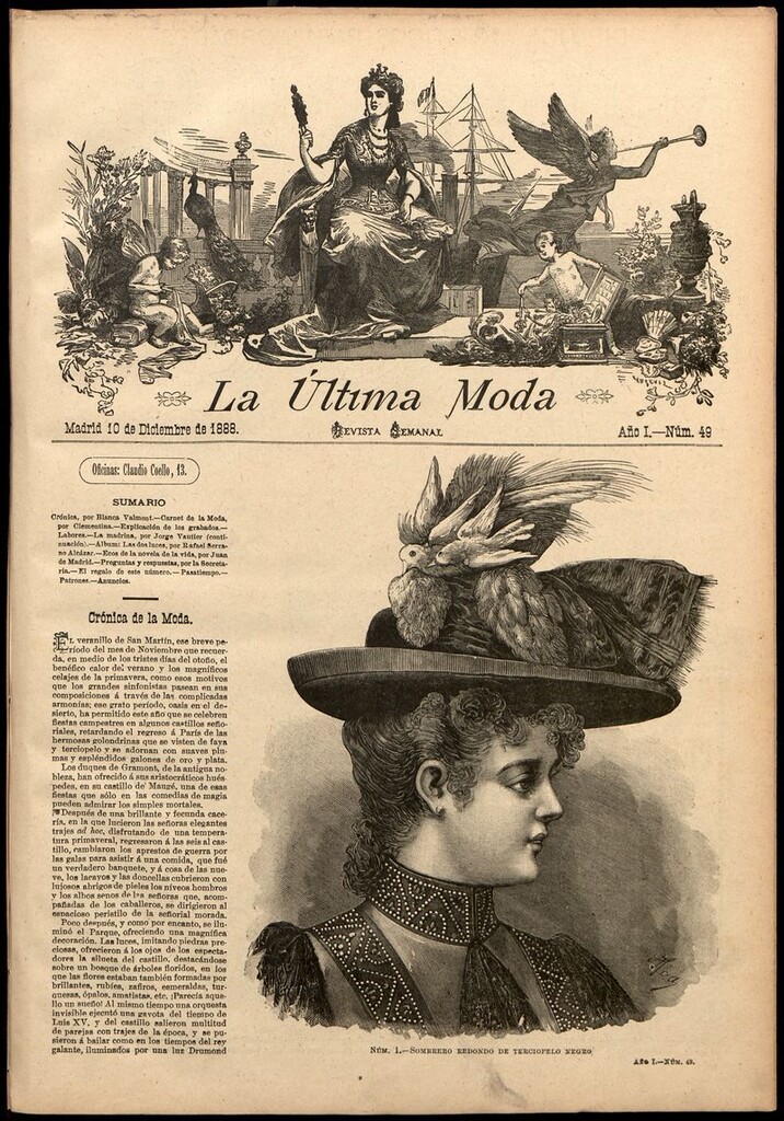 Miniatura de La Última moda: revista ilustrada hispano-americana, del 10 de diciembre de 1888