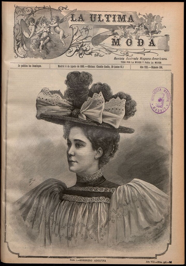 Miniatura de La Última moda: revista ilustrada hispano-americana, del 4 de agosto de 1895