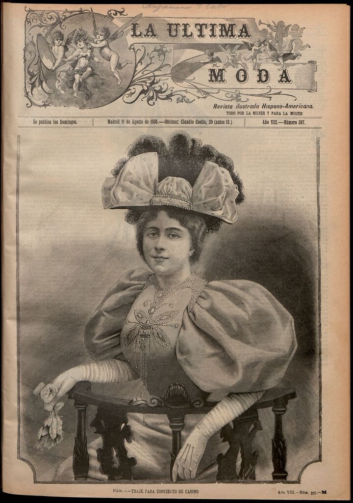 Miniatura de La Última moda: revista ilustrada hispano-americana, del 11 de agosto de 1895