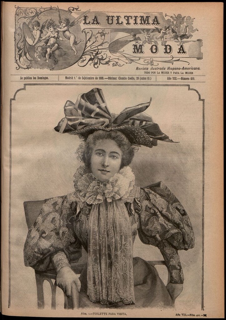 Miniatura de La Última moda: revista ilustrada hispano-americana, del 1 de septiembre de 1895