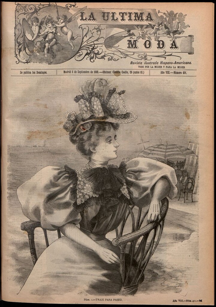 Miniatura de La Última moda: revista ilustrada hispano-americana, del 8 de septiembre de 1895