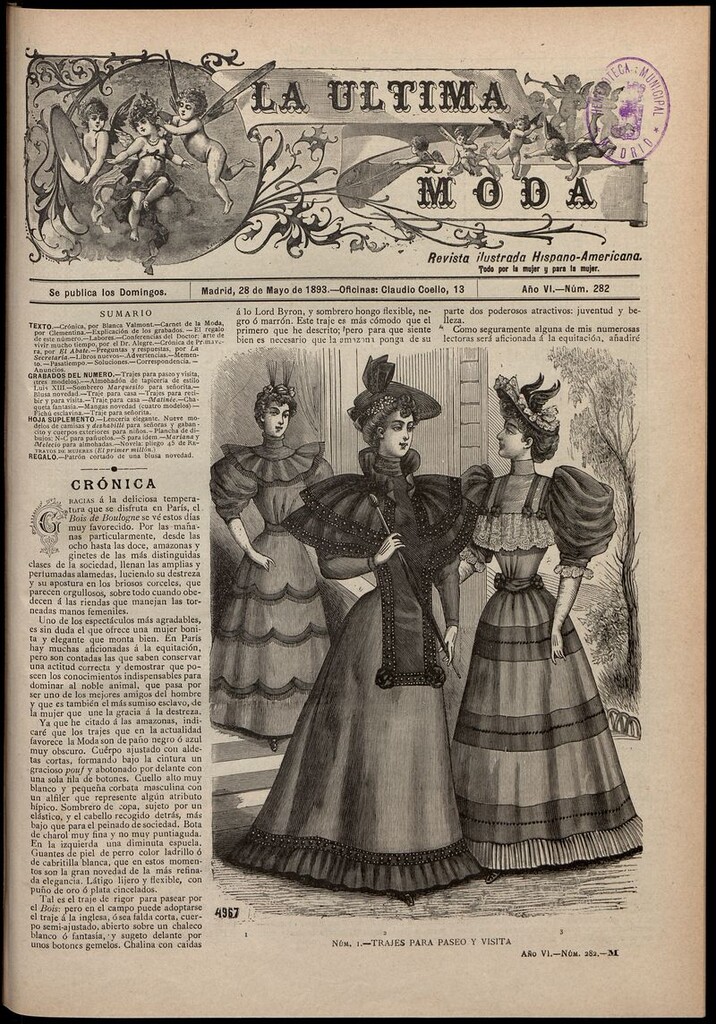 Miniatura de La Última moda: revista ilustrada hispano-americana, del 28 de mayo de 1893