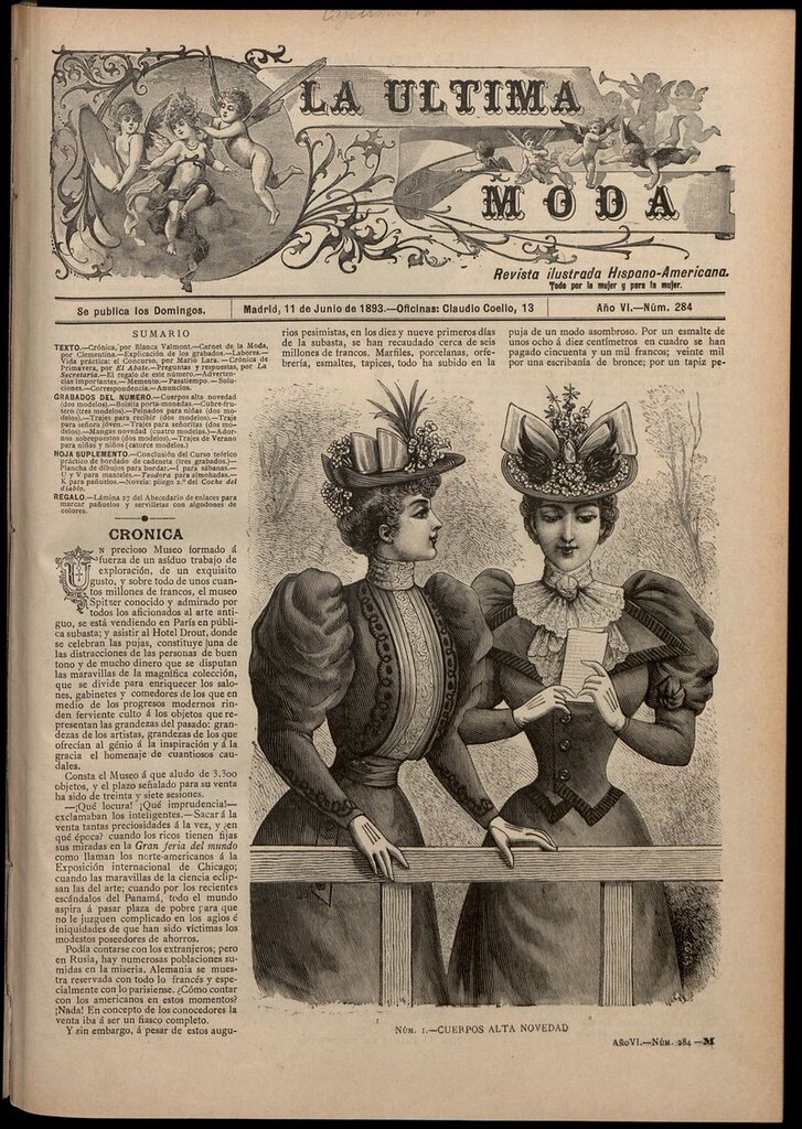 Miniatura de La Última moda: revista ilustrada hispano-americana, del 11 de junio de 1893