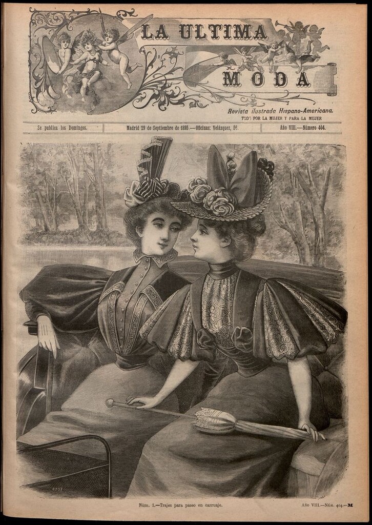 Miniatura de La Última moda: revista ilustrada hispano-americana, del 29 de septiembre de 1895