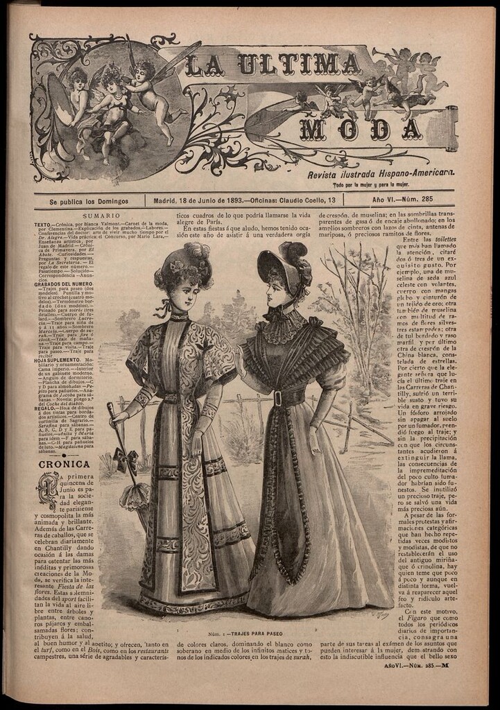 Miniatura de La Última moda: revista ilustrada hispano-americana, del 18 de junio de 1893
