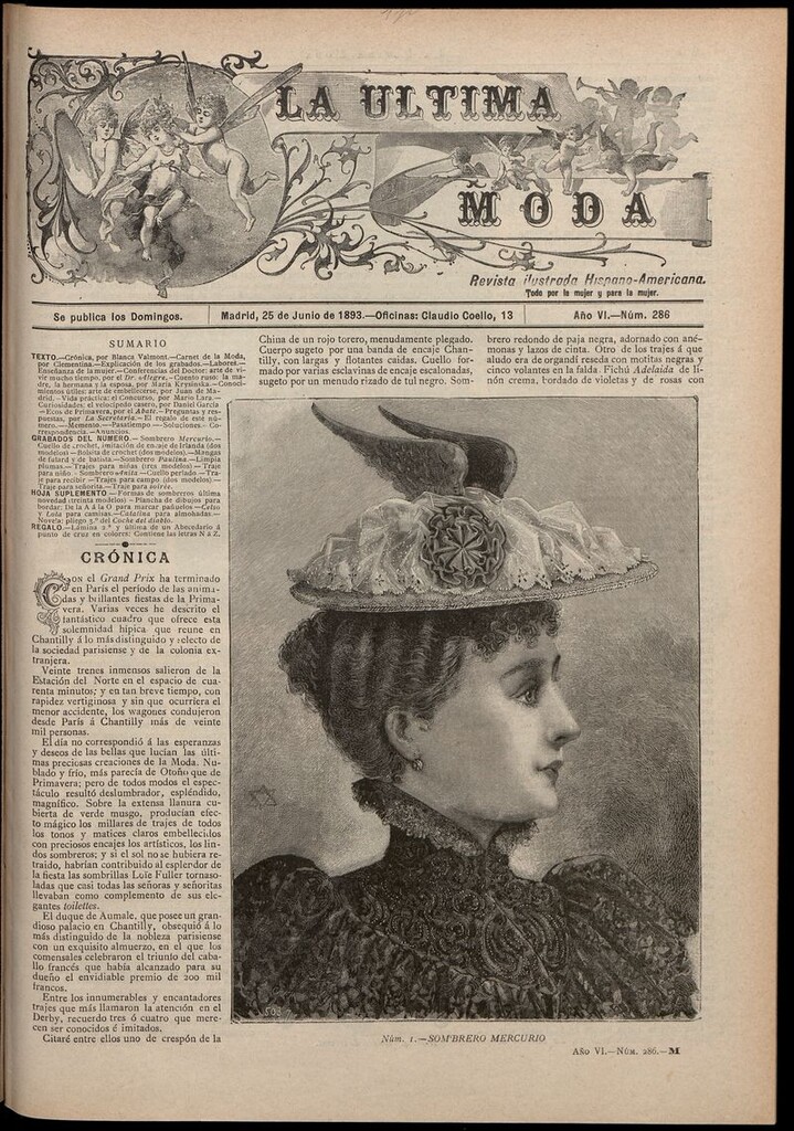 Miniatura de La Última moda: revista ilustrada hispano-americana, del 25 de junio de 1893