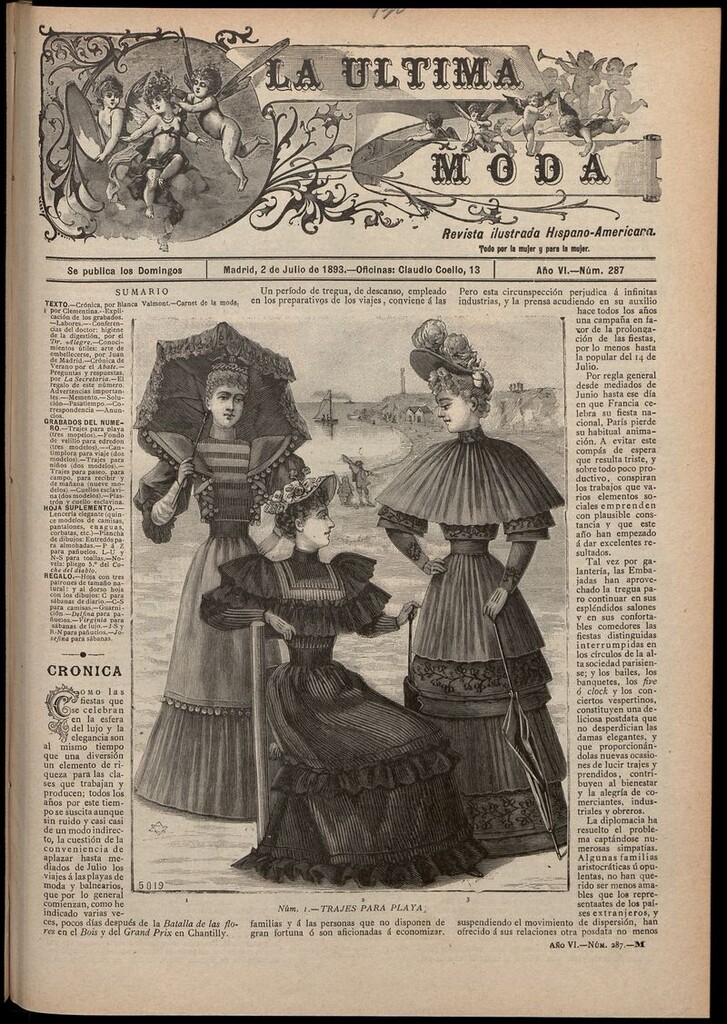 Miniatura de La Última moda: revista ilustrada hispano-americana, del 2 de julio de 1893
