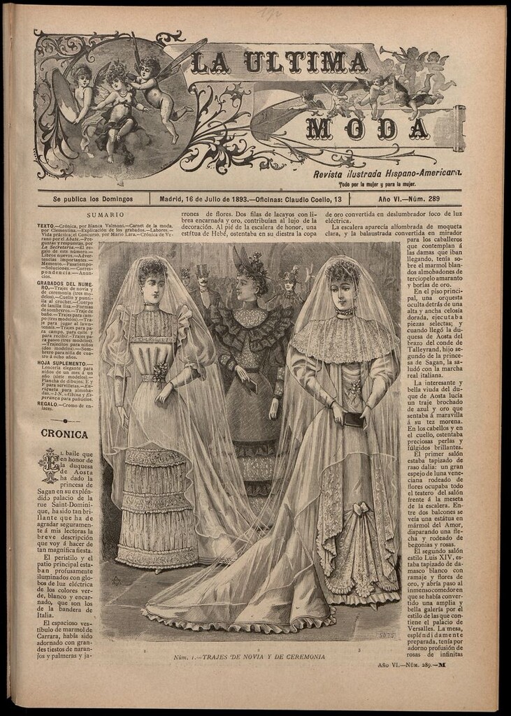 Miniatura de La Última moda: revista ilustrada hispano-americana, del 16 de julio de 1893