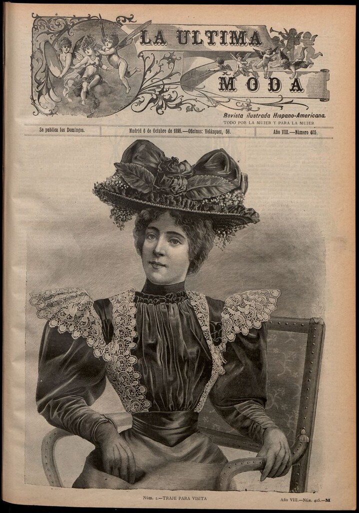 Miniatura de La Última moda: revista ilustrada hispano-americana, del 6 de octubre de 1895
