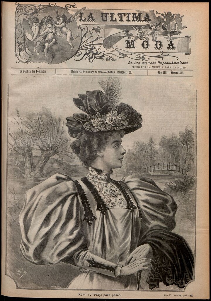 Miniatura de La Última moda: revista ilustrada hispano-americana, del 13 de octubre de 1895