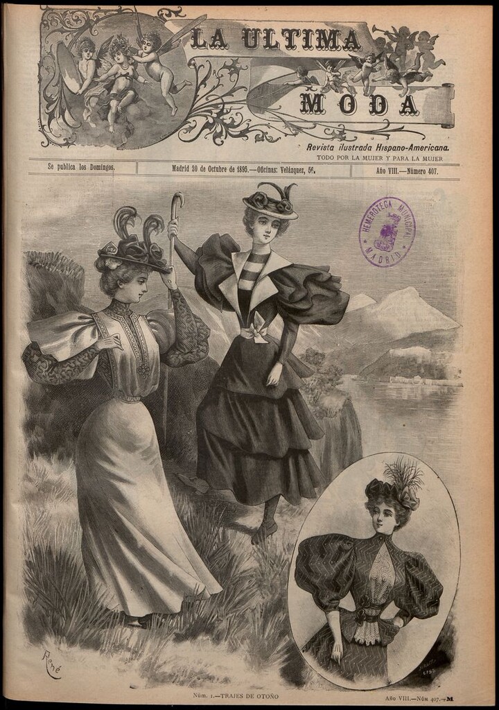 Miniatura de La Última moda: revista ilustrada hispano-americana, del 20 de octubre de 1895