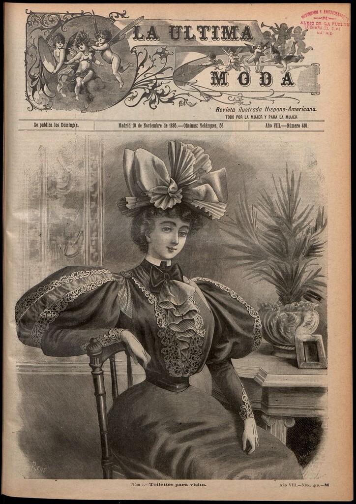 Miniatura de La Última moda: revista ilustrada hispano-americana, del 10 de noviembre de 1895
