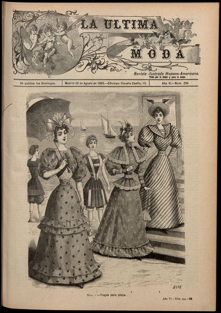 Miniatura de La Última moda: revista ilustrada hispano-americana, del 20 de agosto de 1893