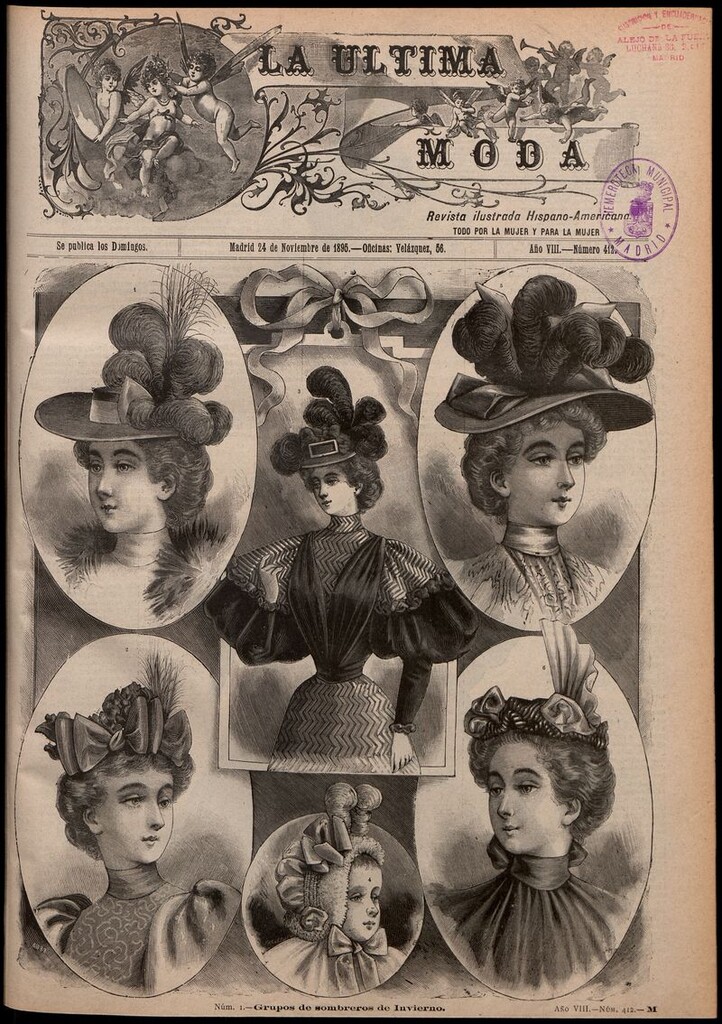 Miniatura de La Última moda: revista ilustrada hispano-americana, del 24 de noviembre de 1895