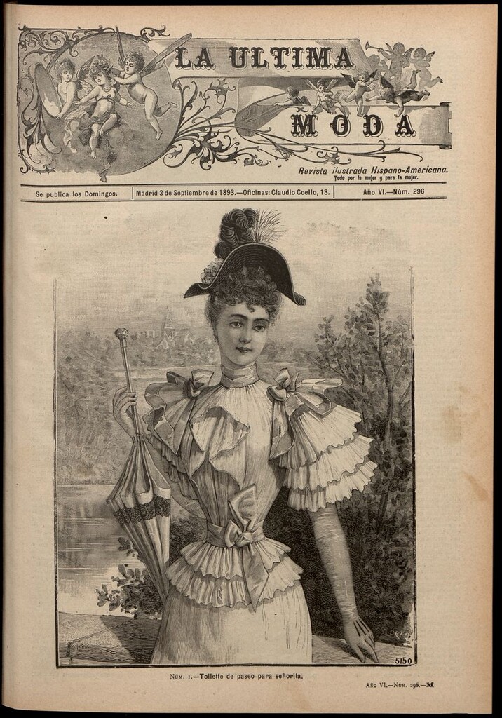 Miniatura de La Última moda: revista ilustrada hispano-americana, del 3 de septiembre de 1893