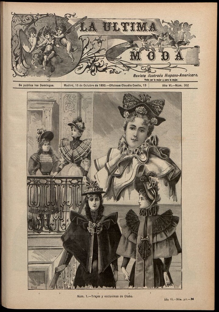 Miniatura de La Última moda: revista ilustrada hispano-americana, del 15 de octubre de 1893
