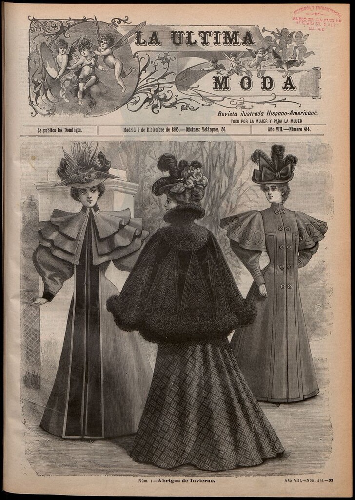 Miniatura de La Última moda: revista ilustrada hispano-americana, del 8 de diciembre de 1895