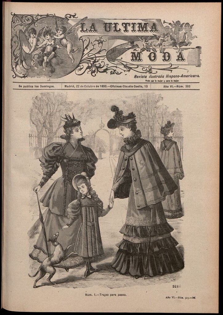 Miniatura de La Última moda: revista ilustrada hispano-americana, del 22 de octubre de 1893