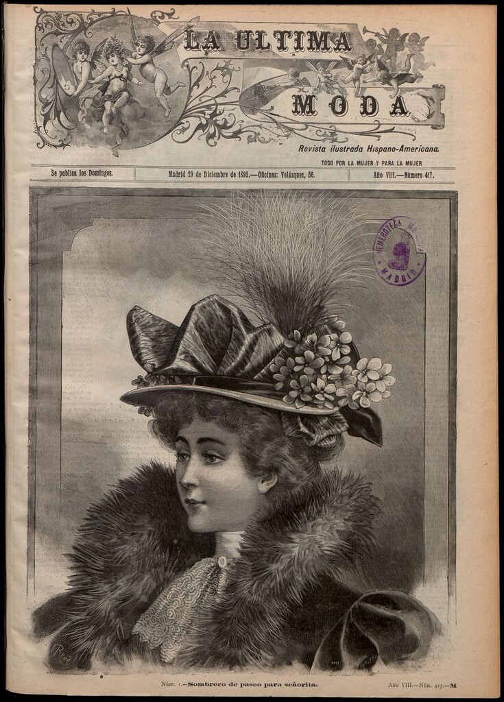 Miniatura de La Última moda: revista ilustrada hispano-americana, del 29 de diciembre de 1895