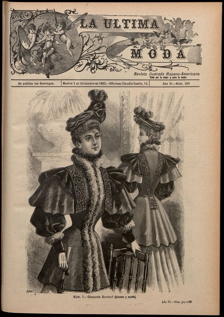 Miniatura de La Última moda: revista ilustrada hispano-americana, del 3 de diciembre de 1893
