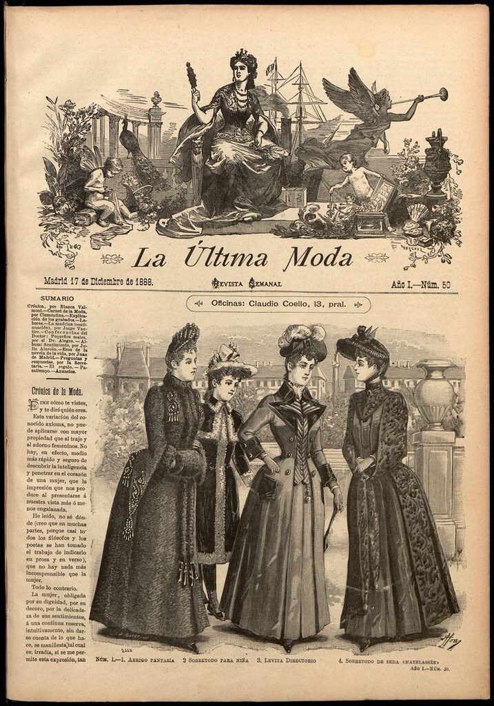 Miniatura de La Última moda: revista ilustrada hispano-americana, del 17 de diciembre de 1888