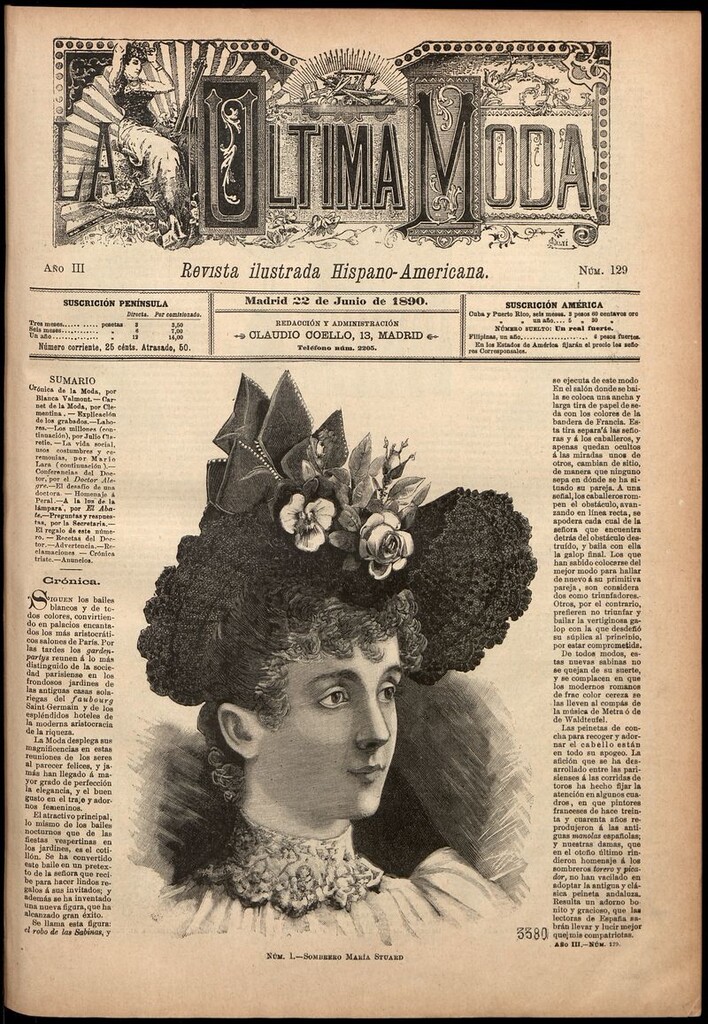 Miniatura de La Última moda: revista ilustrada hispano-americana, del 22 de junio de 1890