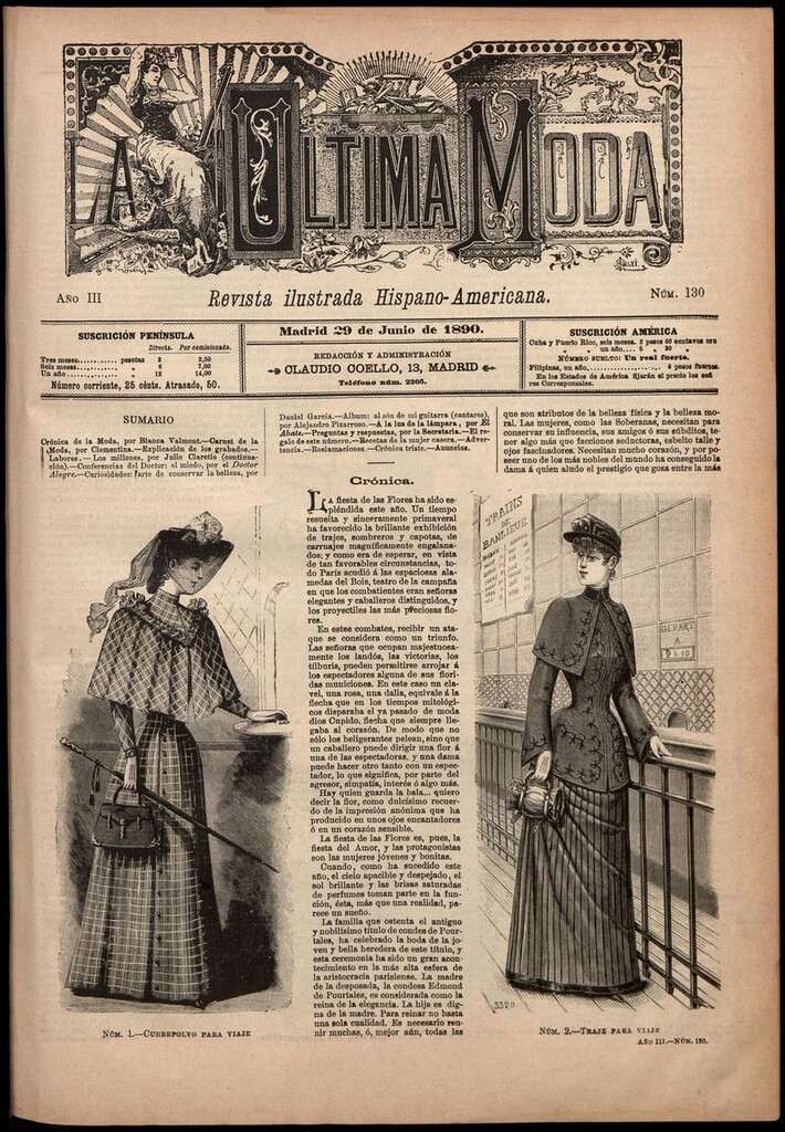 Miniatura de La Última moda: revista ilustrada hispano-americana, del 29 de junio de 1890