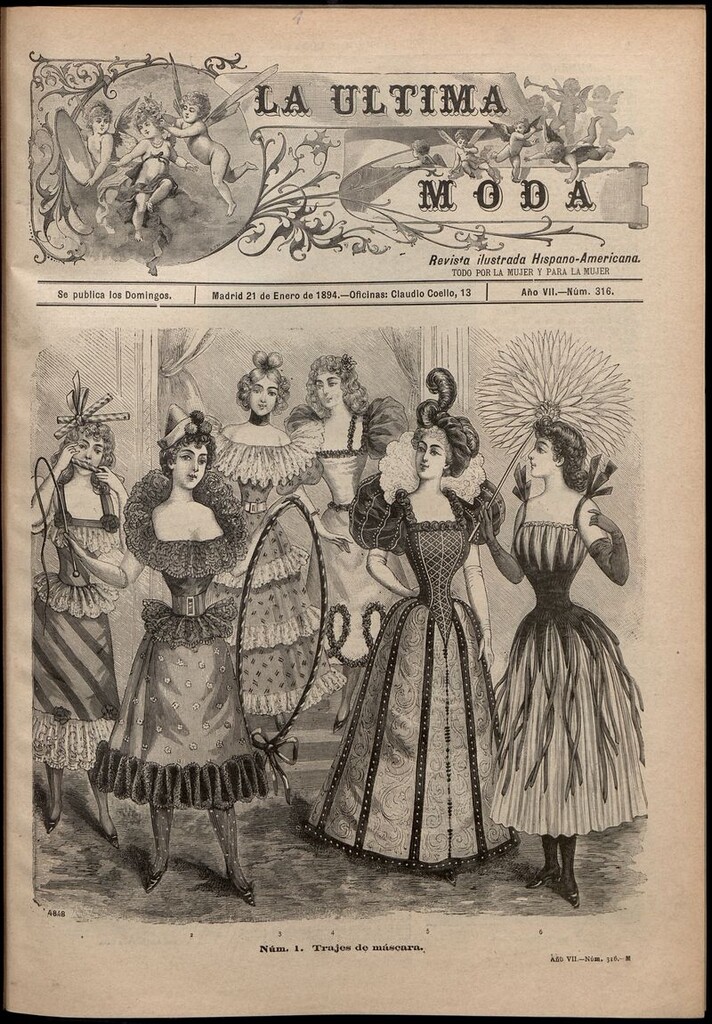 Miniatura de La Última moda: revista ilustrada hispano-americana, del 21 de enero de 1894