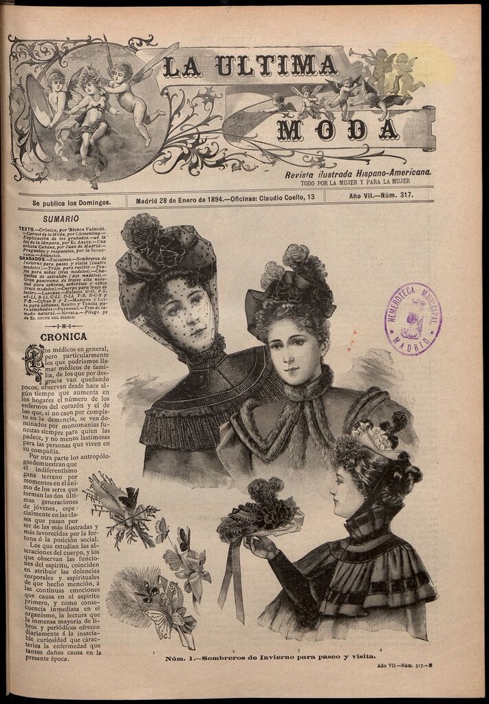 Miniatura de La Última moda: revista ilustrada hispano-americana, del 28 de enero de 1894