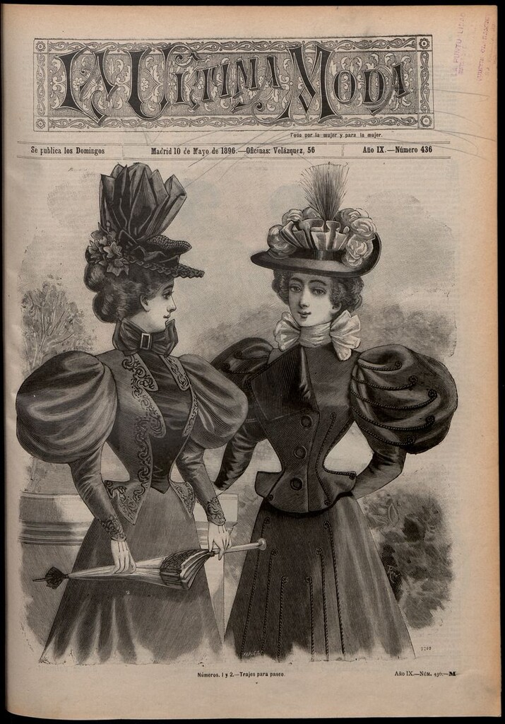 Miniatura de La Última moda: revista ilustrada hispano-americana, del 10 de mayo de 1896