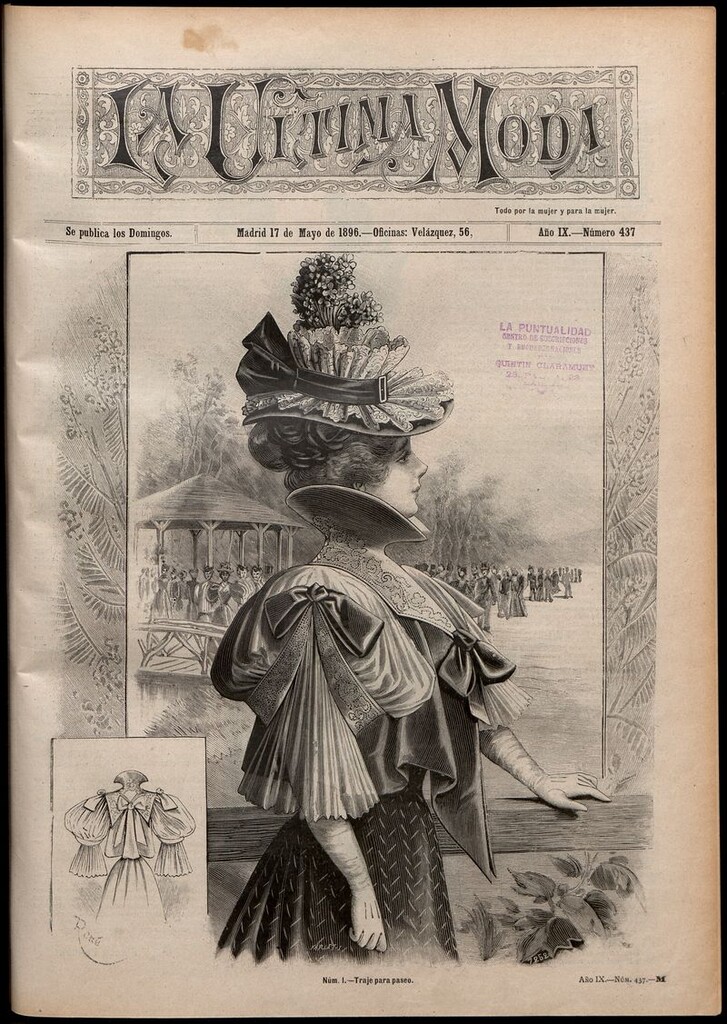 Miniatura de La Última moda: revista ilustrada hispano-americana, del 17 de mayo de 1896
