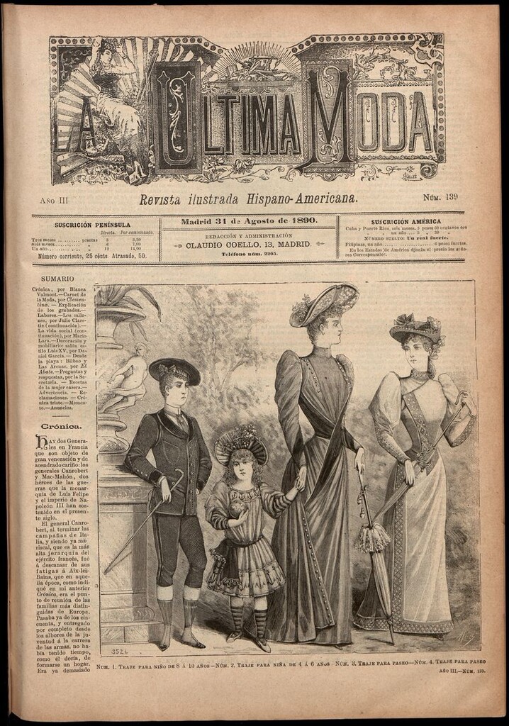 Miniatura de La Última moda: revista ilustrada hispano-americana, del 31 de agosto de 1890