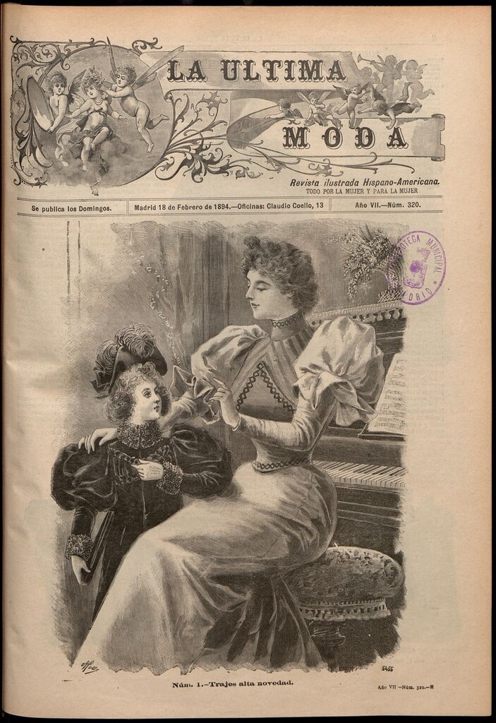 Miniatura de La Última moda: revista ilustrada hispano-americana, del 18 de febrero de 1894