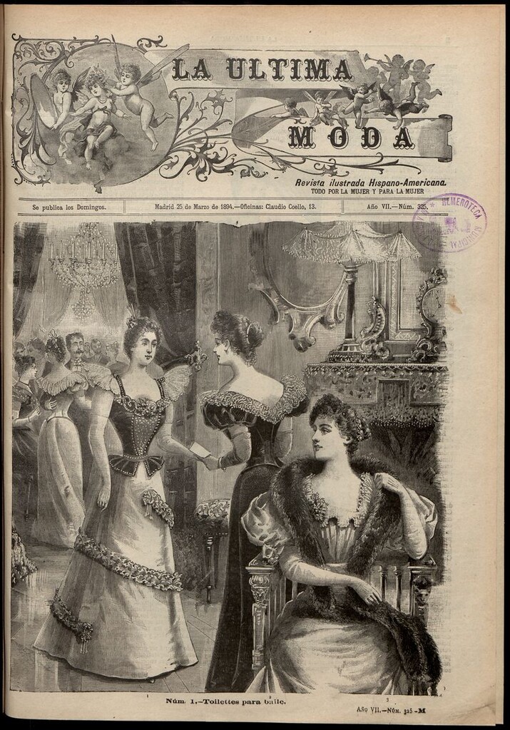 Miniatura de La Última moda: revista ilustrada hispano-americana, del 25 de marzo de 1894
