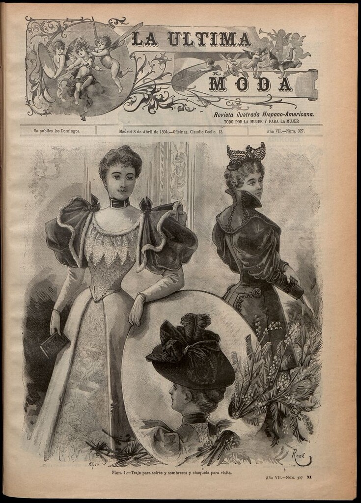 Miniatura de La Última moda: revista ilustrada hispano-americana, del 8 de abril de 1894