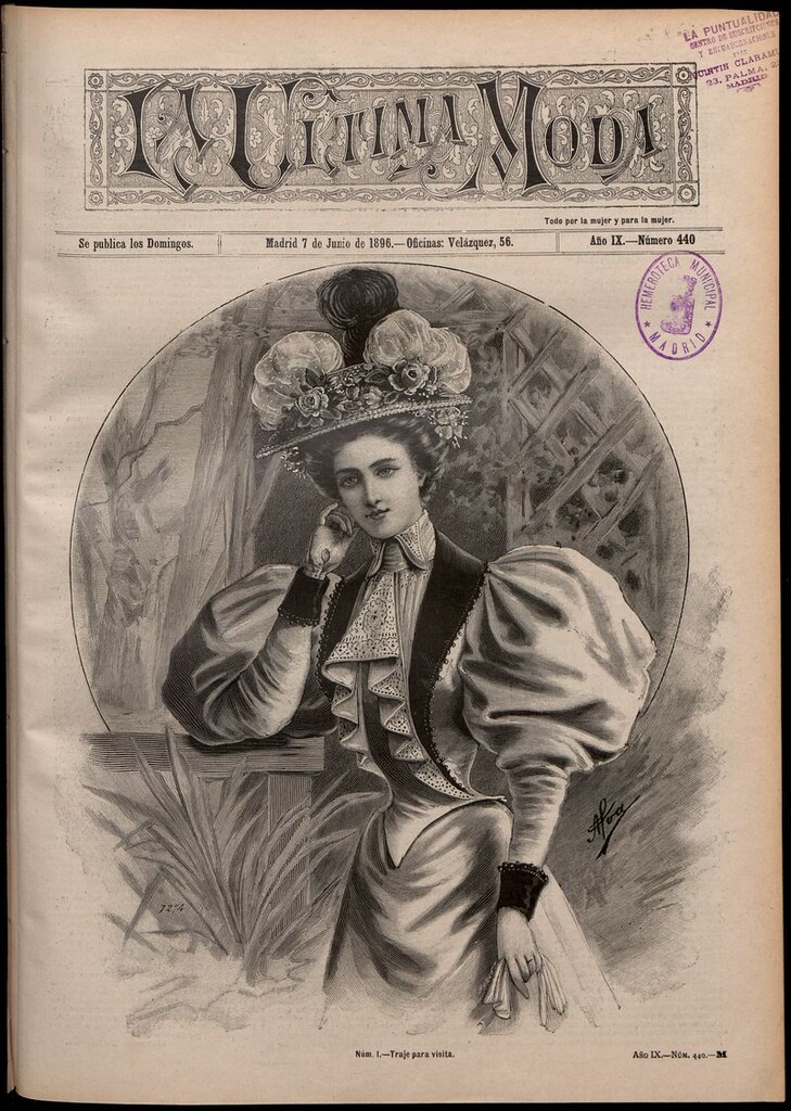 Miniatura de La Última moda: revista ilustrada hispano-americana, del 7 de junio de 1896