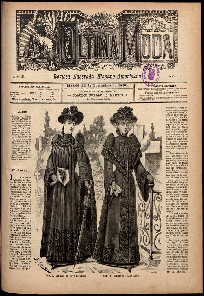 Miniatura de La Última moda: revista ilustrada hispano-americana, del 16 de noviembre de 1890
